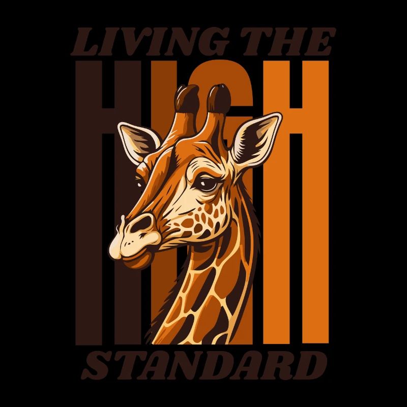 Den hohen Standard der afrikanischen Giraffidae leben