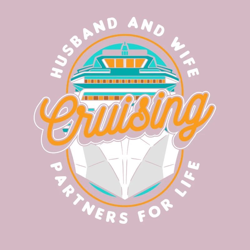 Ehemann und Ehefrau Crusing Partners For Life Cruise
