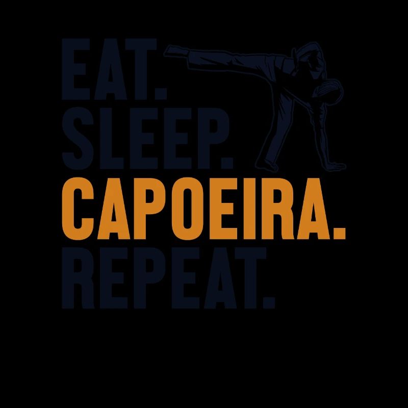 Manger Dormir Capoeira Répéter Ginga Capoeirista Danse