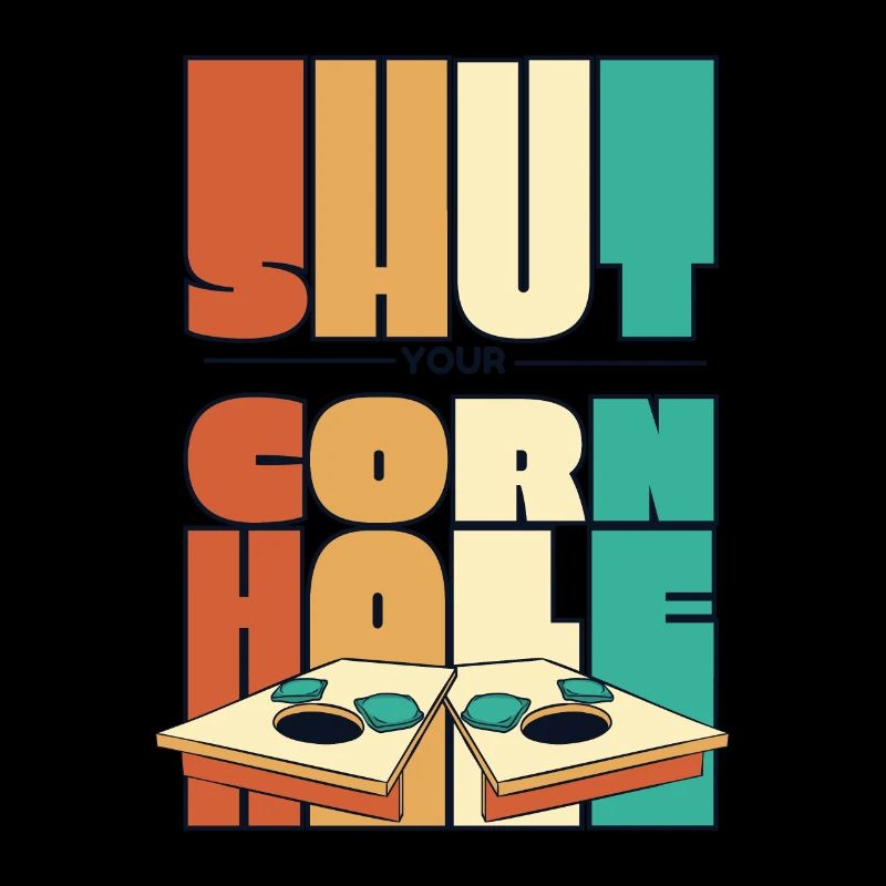Halt deine Cornhole Spielbretter Sitzsack Cornhole