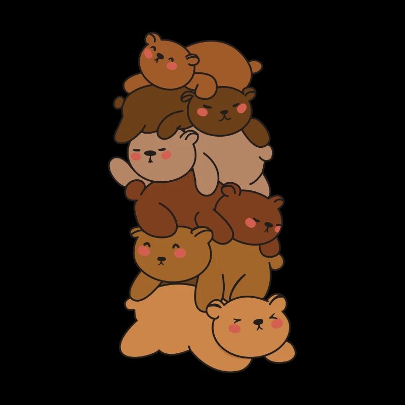 Bears Stack Cute Bear Anime Bears