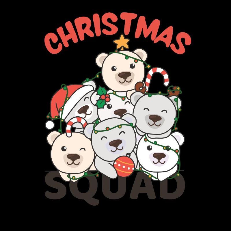 Polar Bear Christmas Tree Christmas Squad Polar Bears