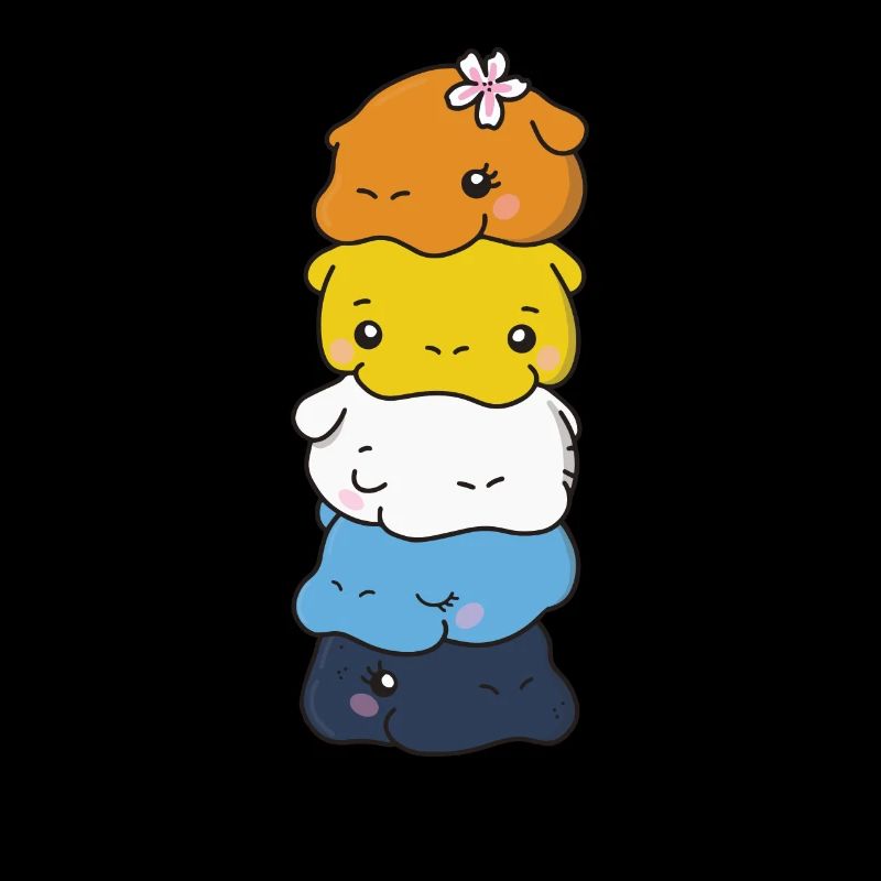 Aroace Flag Pride LGBTQ Mignon Hippopotame
