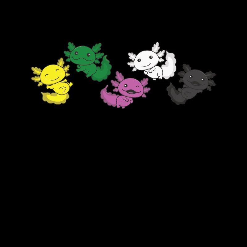 Ceterosexuell Flag Pride LGBTQ Axolotl
