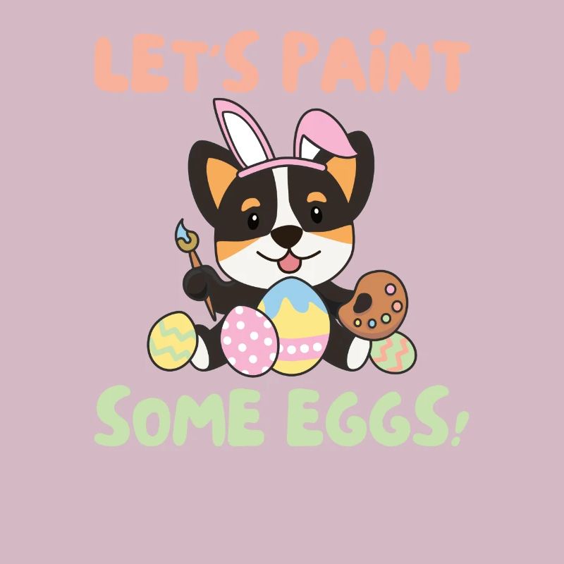 cute dogs for Easter Corgi