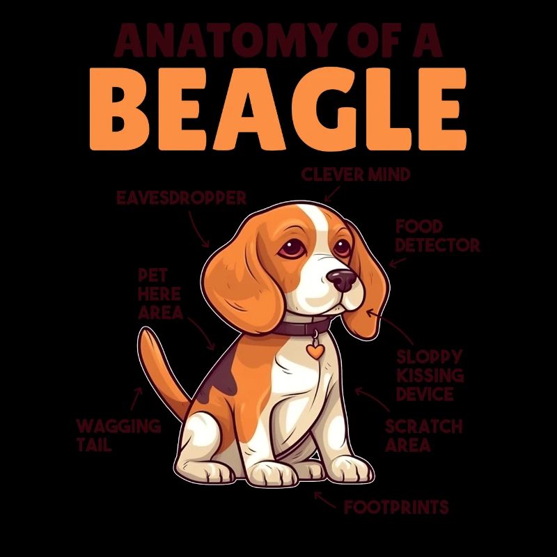 Explication du chien Anatomie d’un beagle