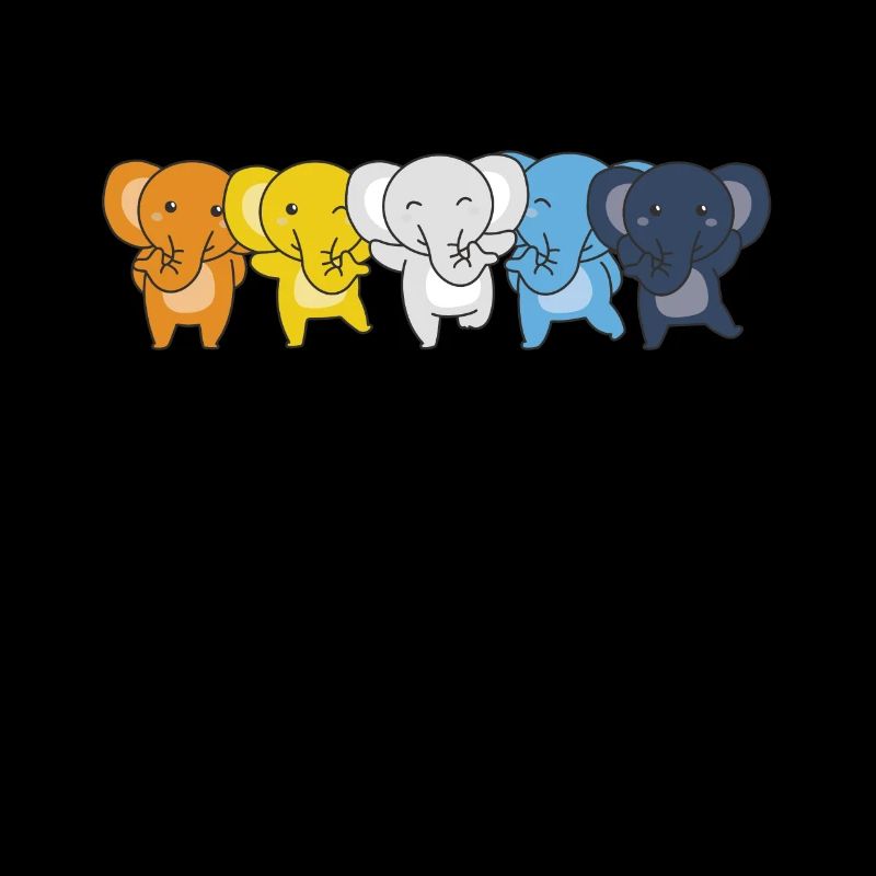Aroace Flag Pride LGBTQ Mignon éléphant