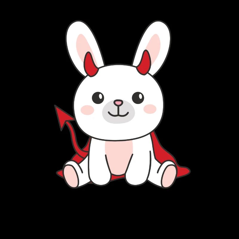 Bunny Happy Halloween Devil Costume