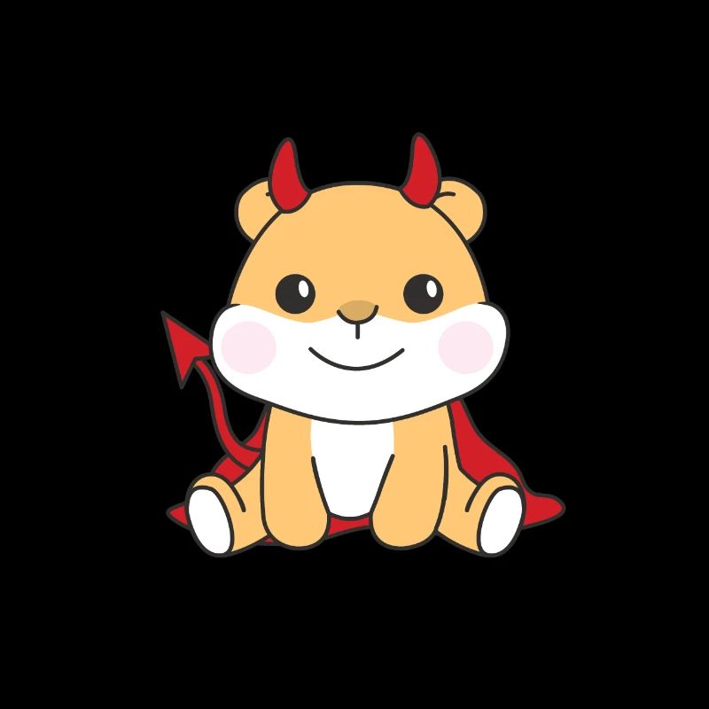 Hamster Happy Halloween Devil Costume