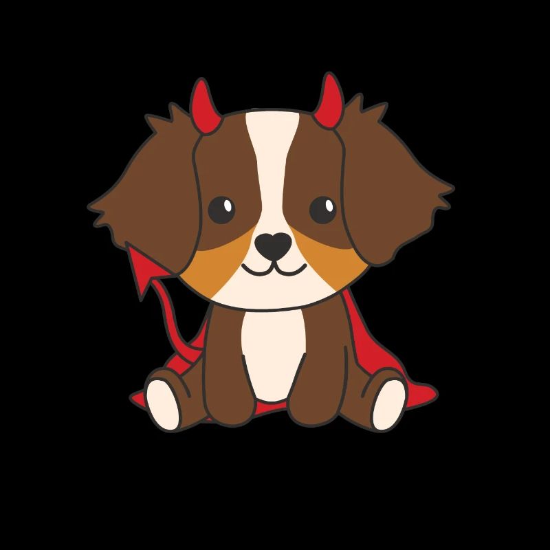 Australian Shepherd Happy Halloween Devil Costume