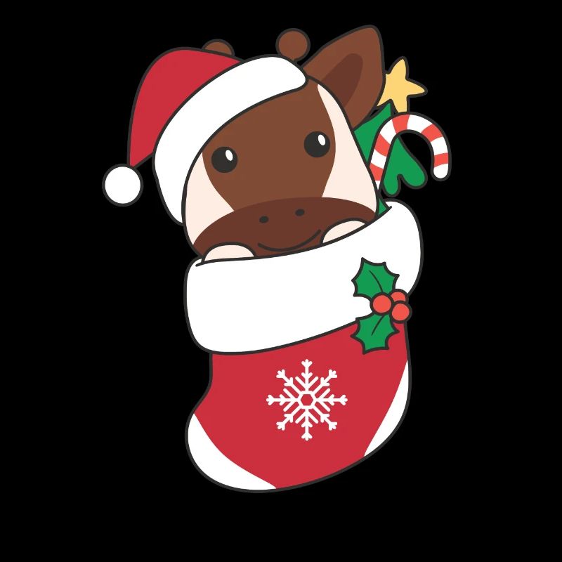 Okapi Christmas Snow Winter Animals Okapi