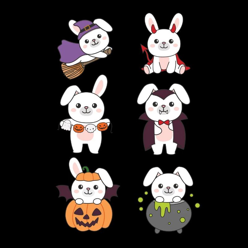 Bunny Halloween Devil Pumpkin Vampire Costume