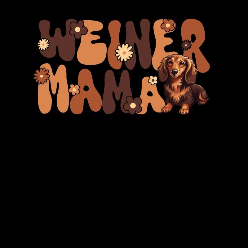 Dackel Groovy Weiner Mama