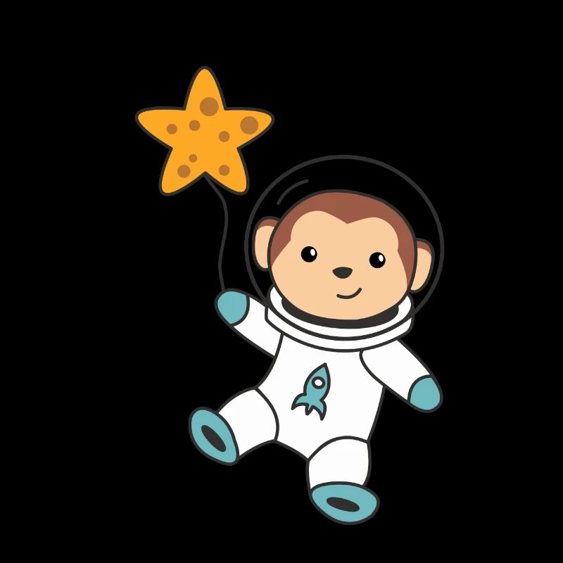 Mignon Singe de l’espace Astronautes Univers