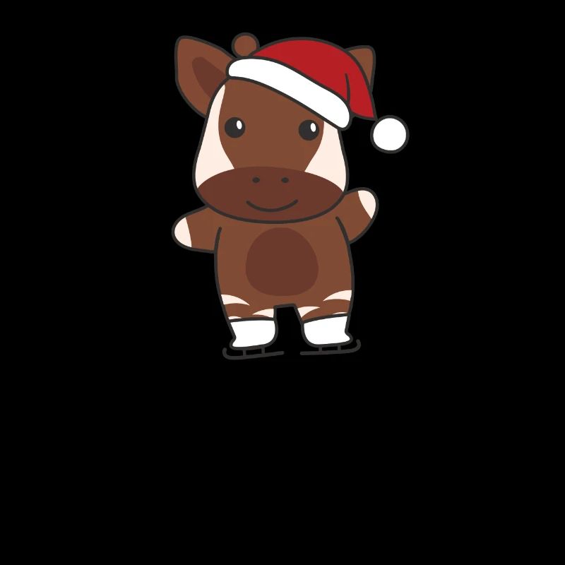 Okapi Christmas Skating Okapis
