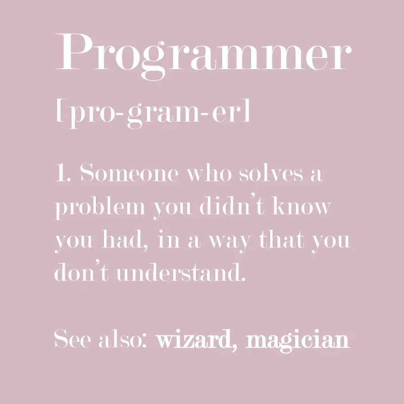Définition du programmeur