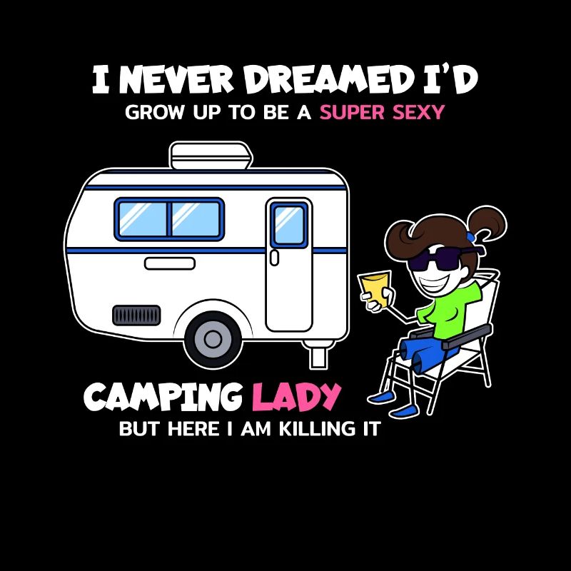 Camping Lady