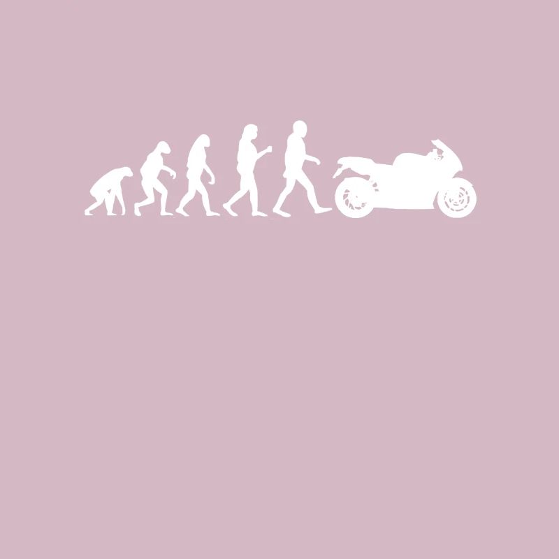 Motorrad Evolution Geschenk Motorradfahrer