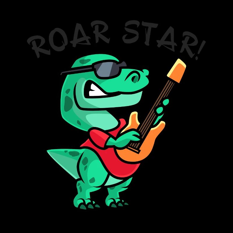Rocker dinosaur roar star