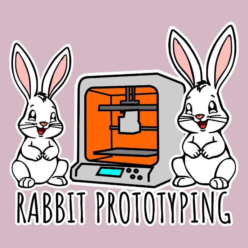Rabbit Prototyping - Printing rabbits with 3D printer