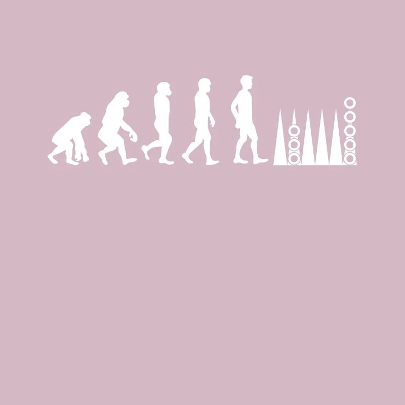 T-shirt de jeu de plateau Backgammon Player Evolution