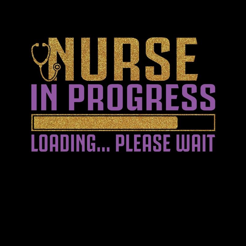 Nurse In Progress Loading Please Wait Funny