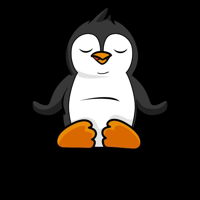 Auszeit Durchatmen Wusaaa Pinguin