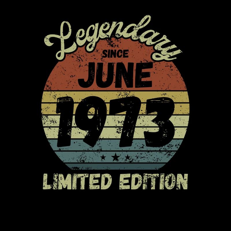 Legendary since June 1973 - Geburtstag