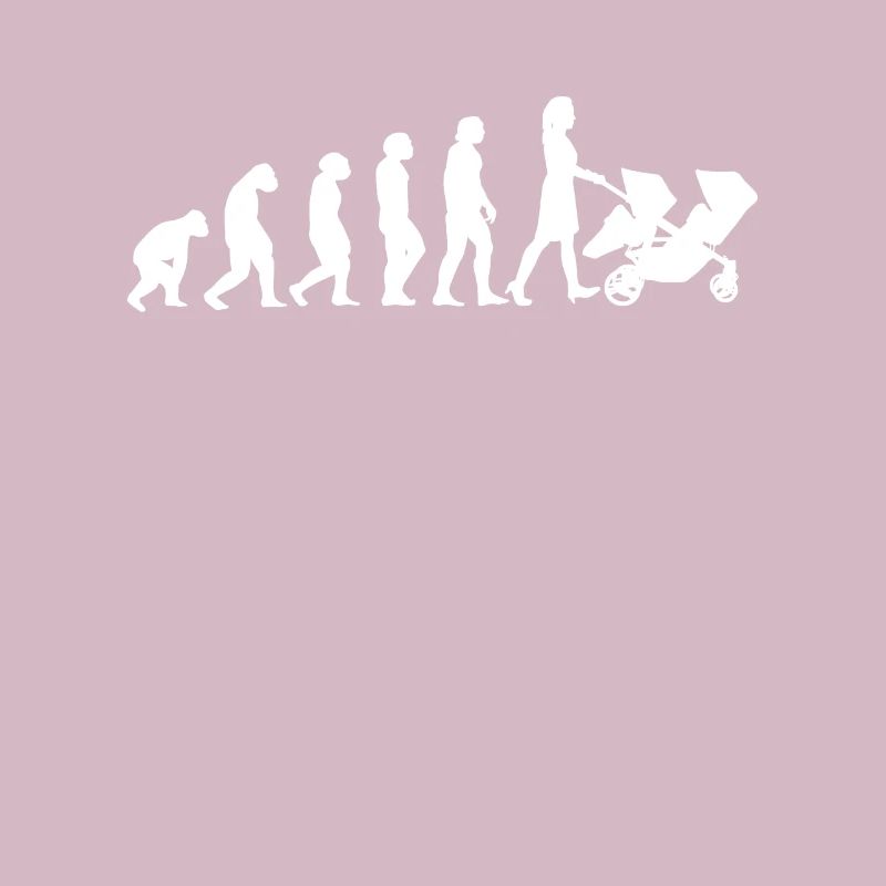 Evolution Mama avec poussette jumelle