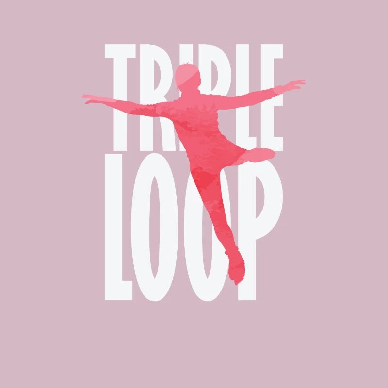Triple Loop Eiskunstlauf