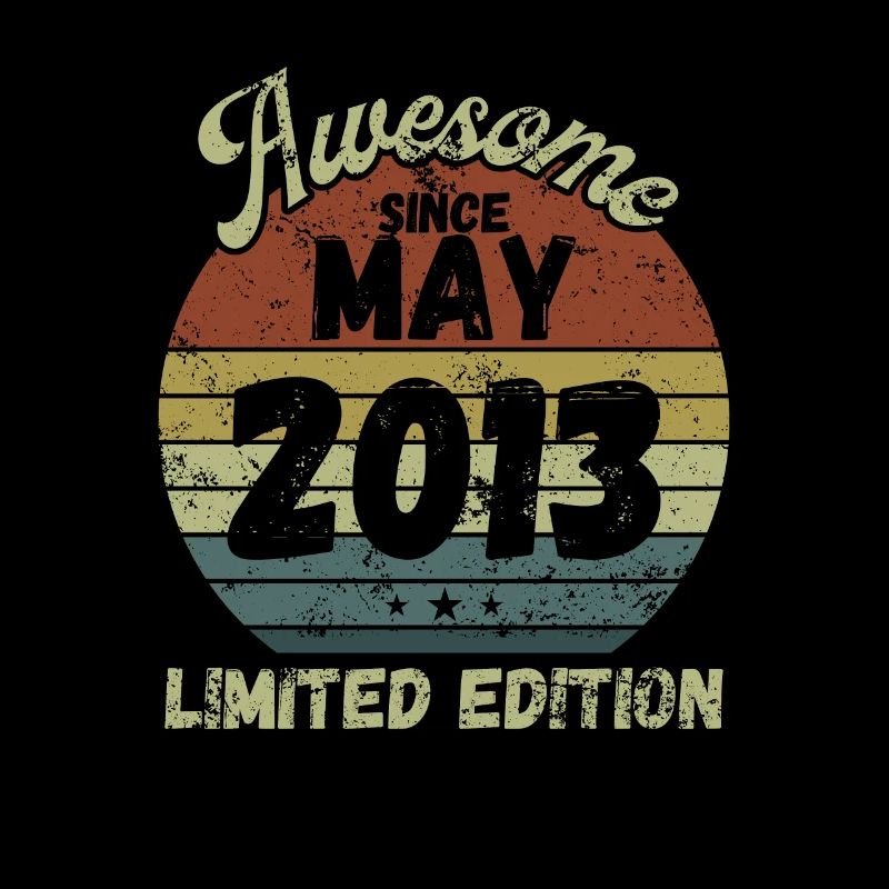 Awesome since May 2013 - Birthday