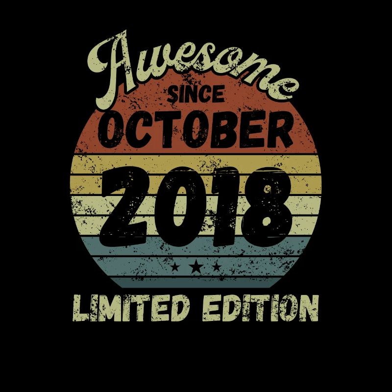 Awesome since October 2018 - Geburtstag