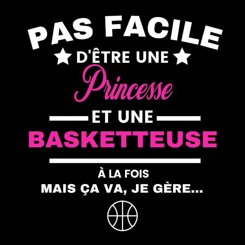 pas facile d'être basketteuse et Princesse