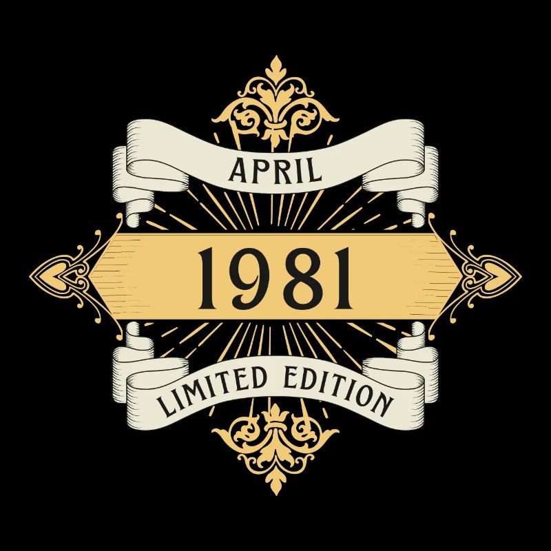 April 1981 Geburtstag Limited Edition