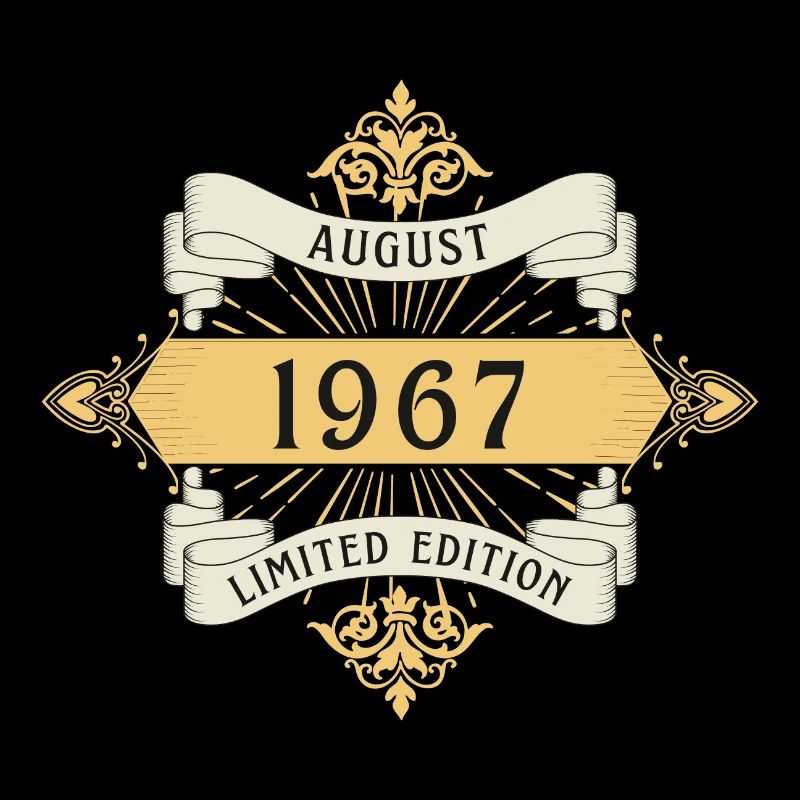 August 1967 Geburtstag Limited Edition