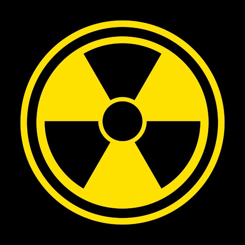 Warnschild Nuclear
