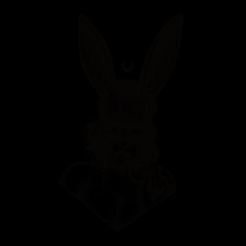 Mädchen in einer Hasenmaske