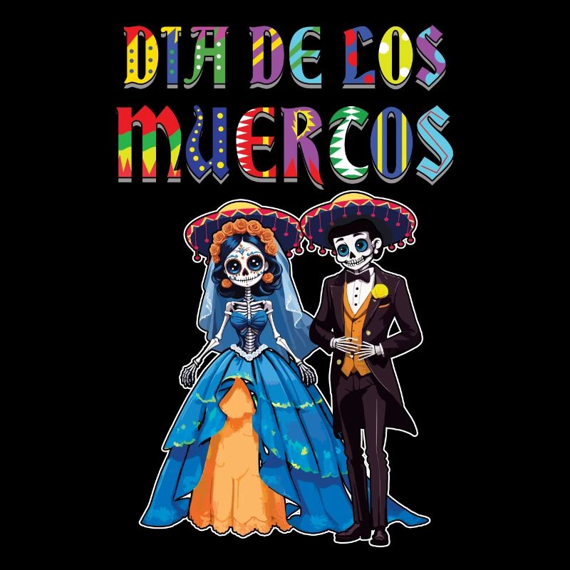 Skelett Paar passend Halloween Muertos