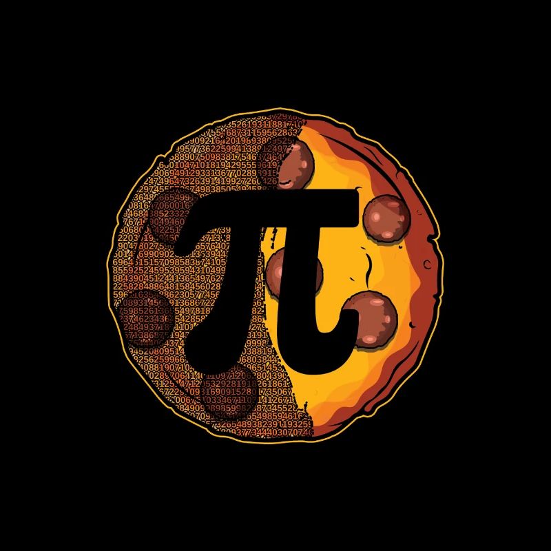 Pi Day Pizza Math Fun Design