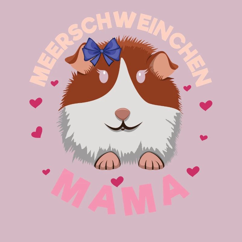 cochon d’Inde maman illustration cool