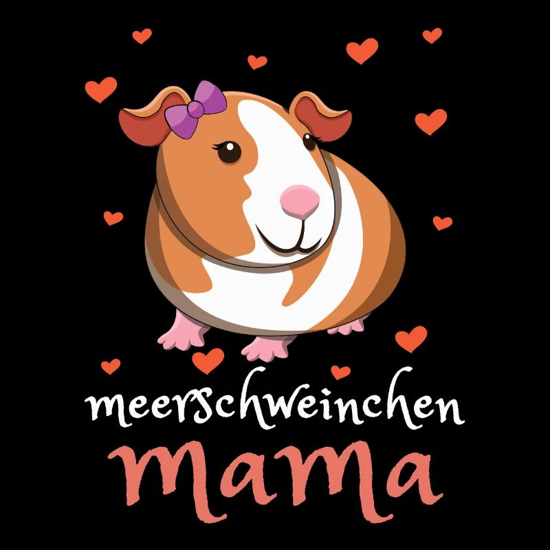 Cochon d’Inde Maman Coeur Amour