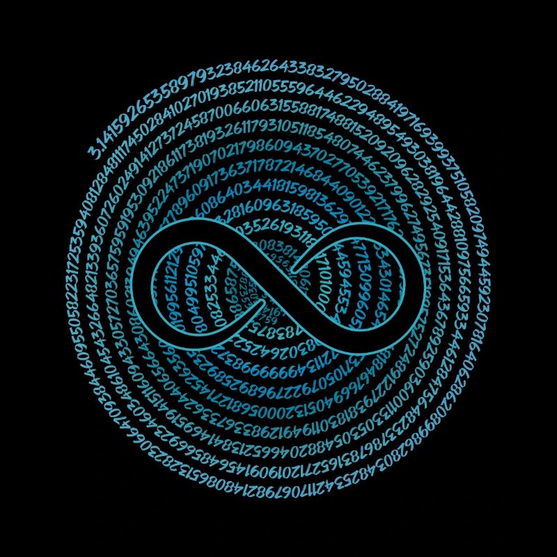 Pi Day Infinity Nombres Cercle Graphique