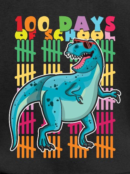 School 100th Day Dinosaur 100 Days Of School