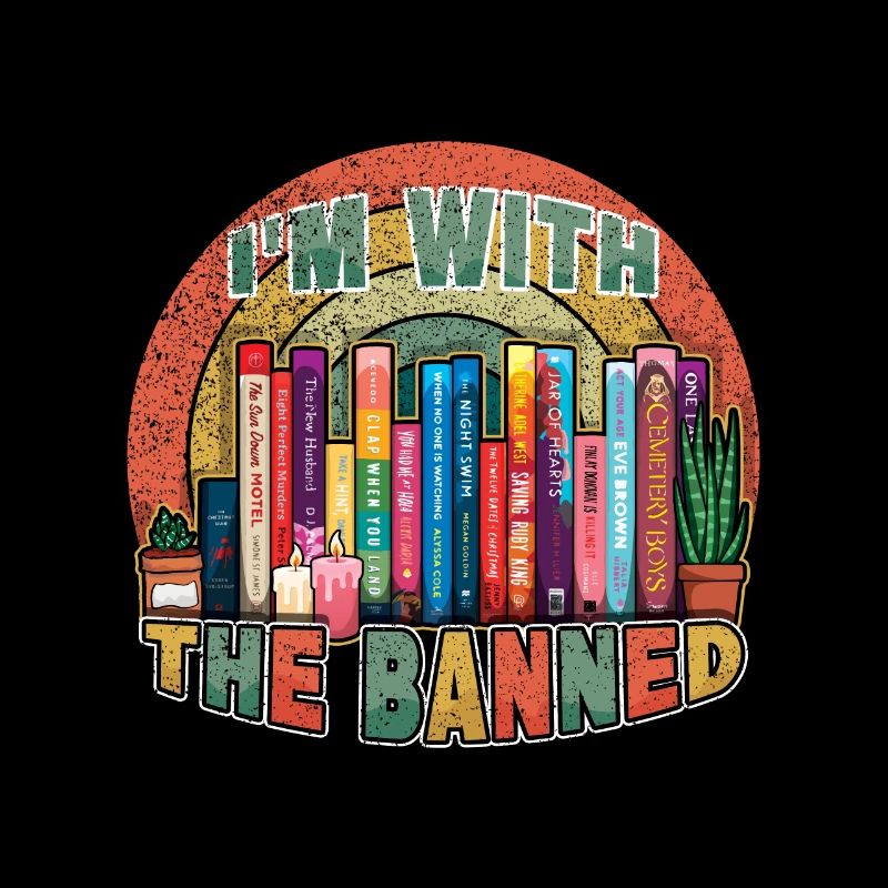 I'm With The Banned Vintage Book Lover Reader Read