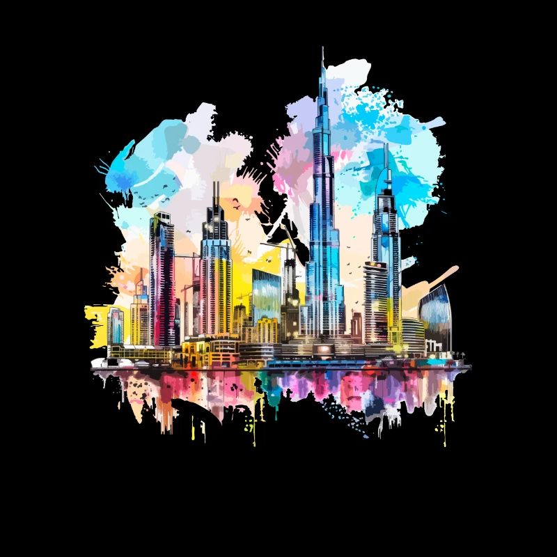 Dubai Skyline Arab Emirates