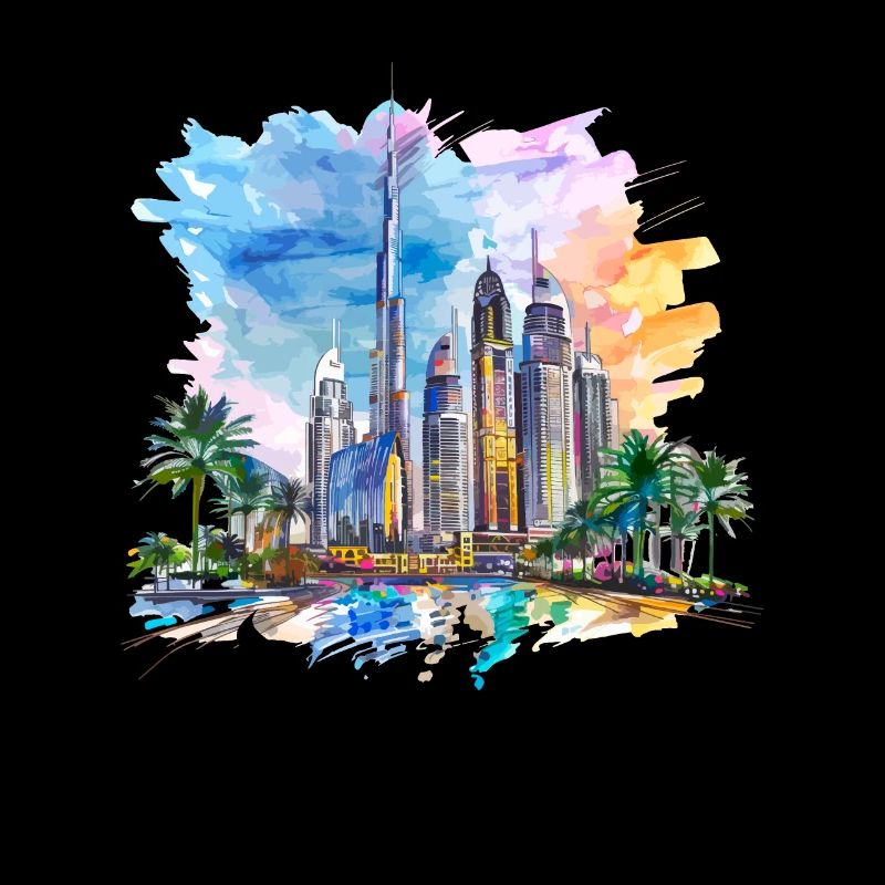 Dubai Skyline Arab Emirates