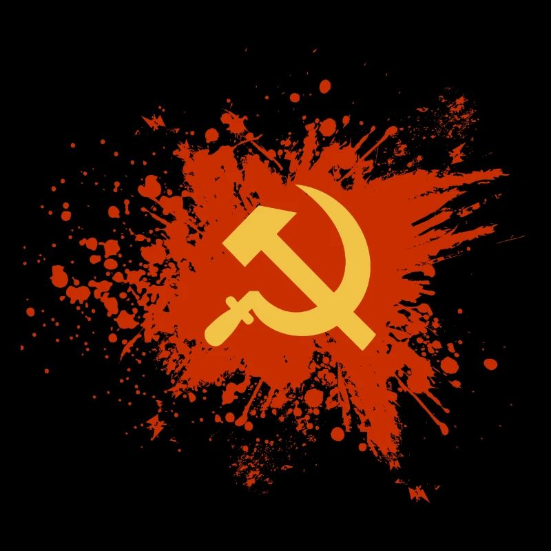 Soviet retro communism design