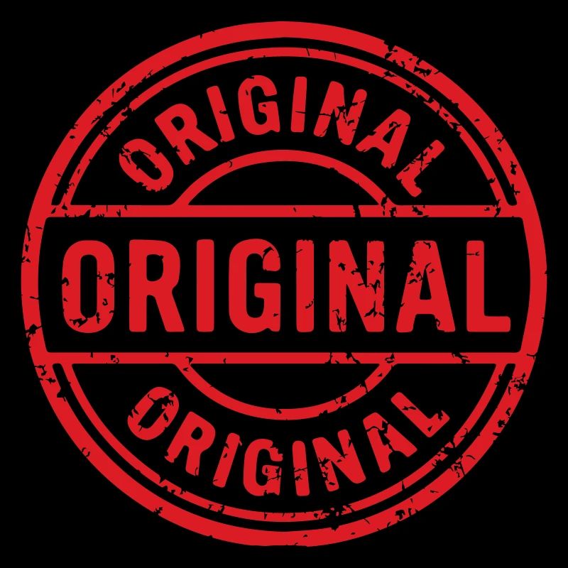 Original Stamp logo. Original Rubber Stamp design