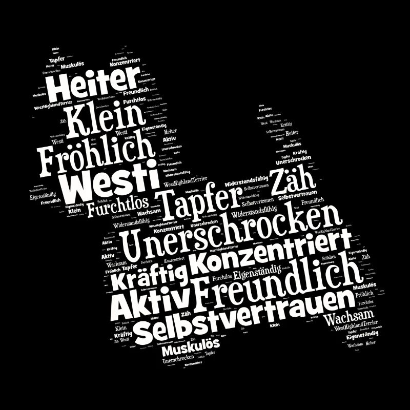 West Highland Terrier Wordcloud