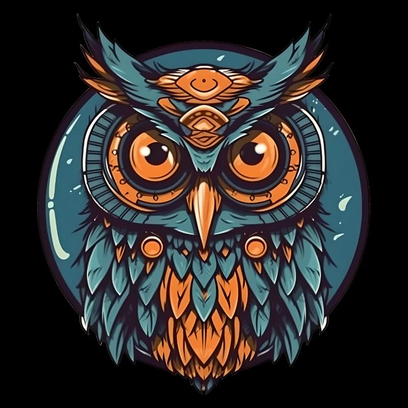 Coole Eule boho indie